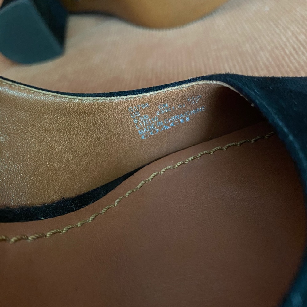 Coach Ankle Strap Pump Black G1798 Size 6.5 - Picture 7 of 7